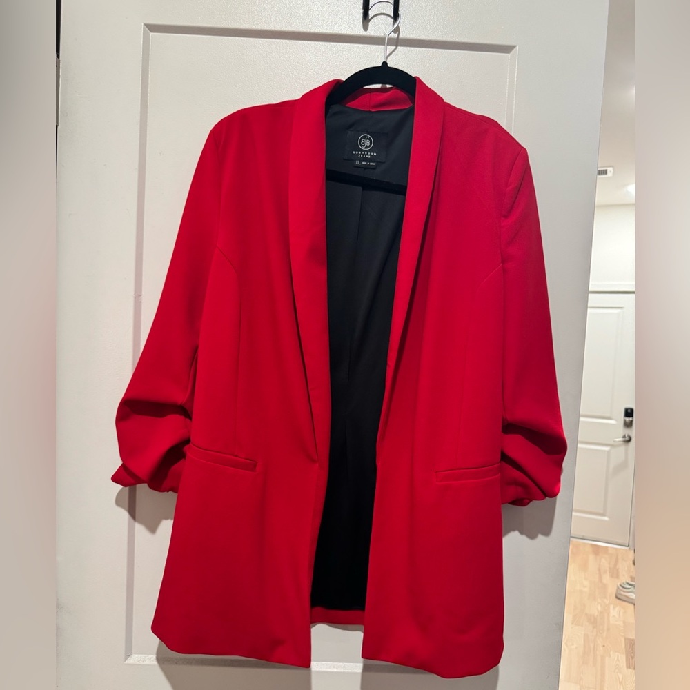 Boom Boom Jeans Bold Red Women's Blazer